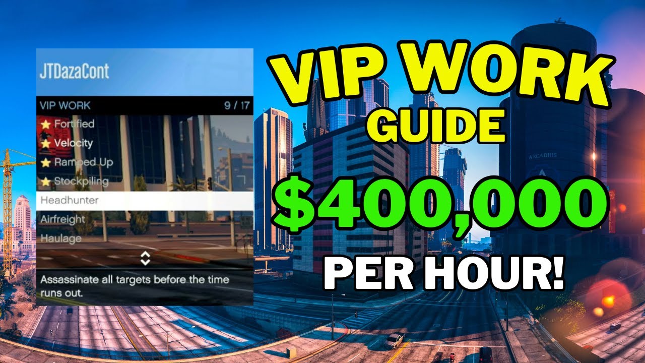 НОВЫЙ VIP-РУКОВОДИТЕЛЬ ПО РАБОТЕ 400 тыс. долларов в час GTA ONLINE
