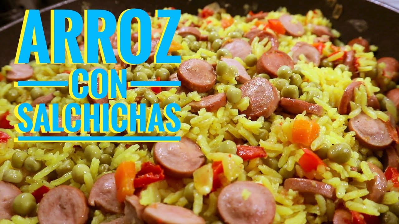 ARROZ CON SALCHICHAS VENEZOLANO    Fácil y Rápido /  #RecetasVenezolanas