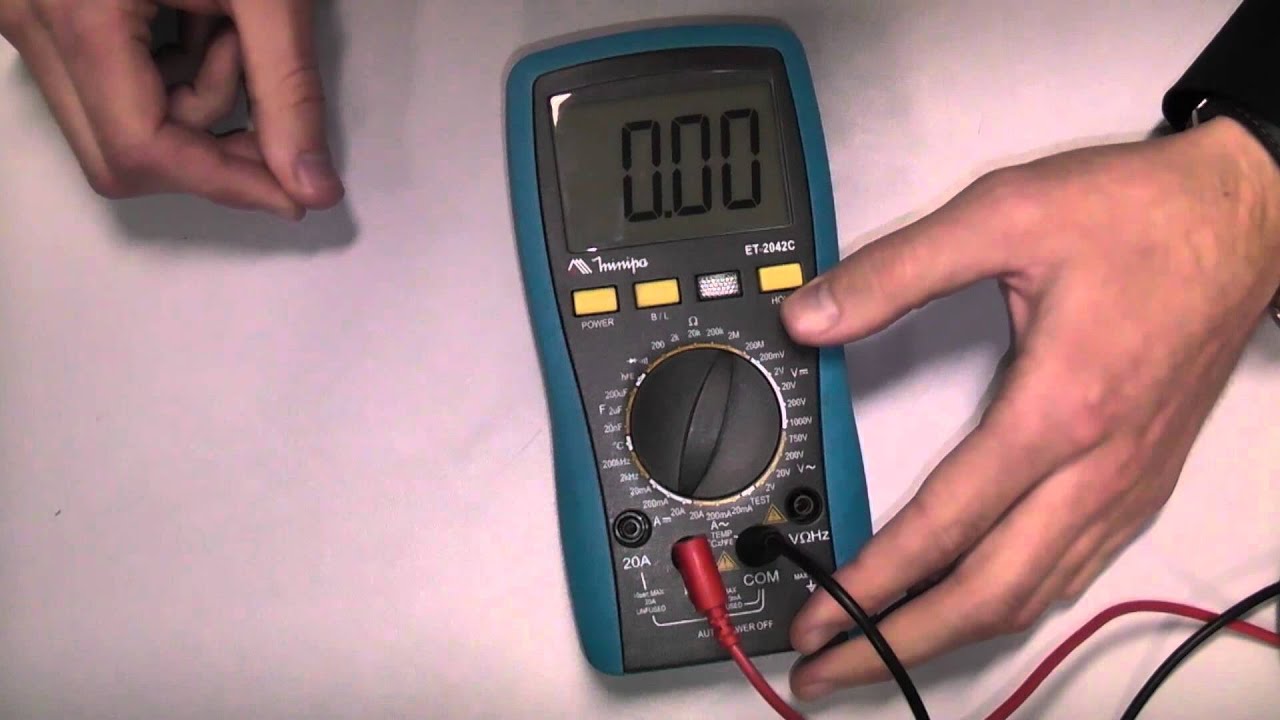 Aula de Instrumentação 2: Multímetro