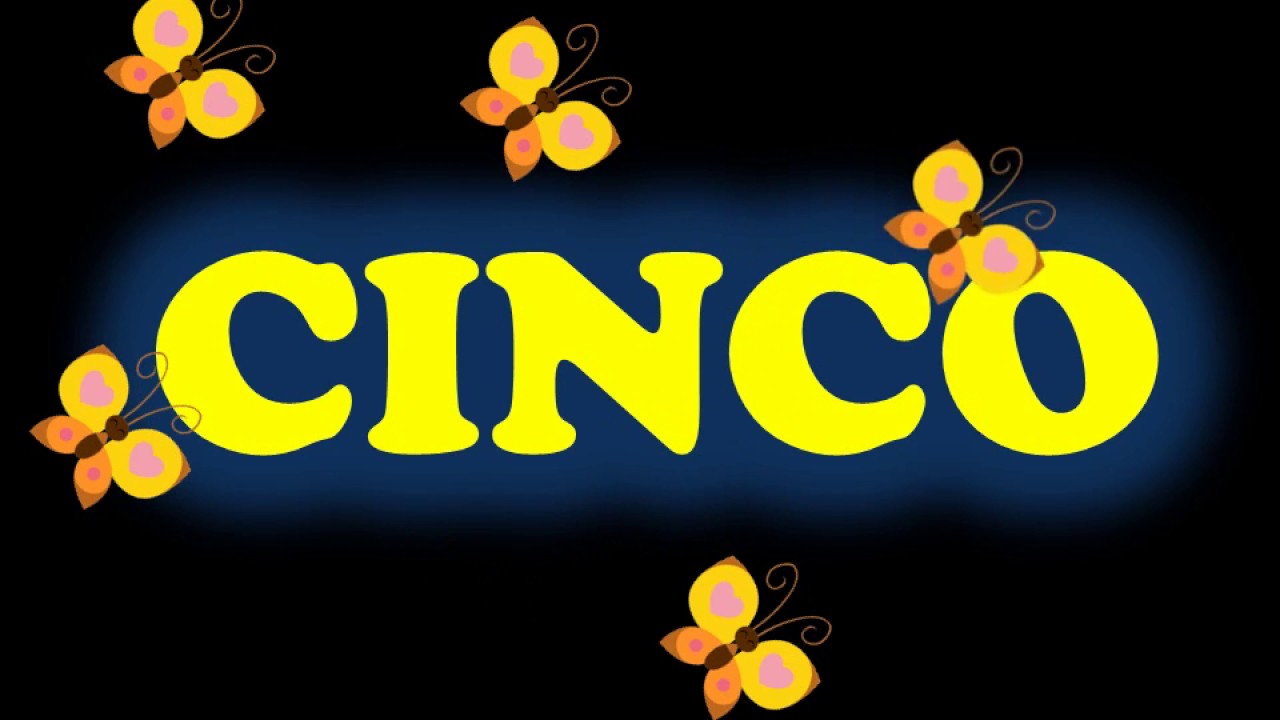 LOS NÚMEROS DEL UNO AL DIEZ ESCRITOS EN ESPAÑOL - VIDEOS PARA NIÑOS - FROM ONE TO TEN IN SPANISH