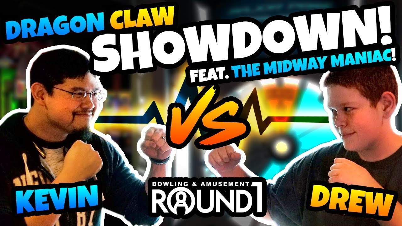 Dragon Claw Games vs. THE MIDWAY MANIAC! Dragon Claw Showdown at Round 1 Arcade! Claw Council Collab