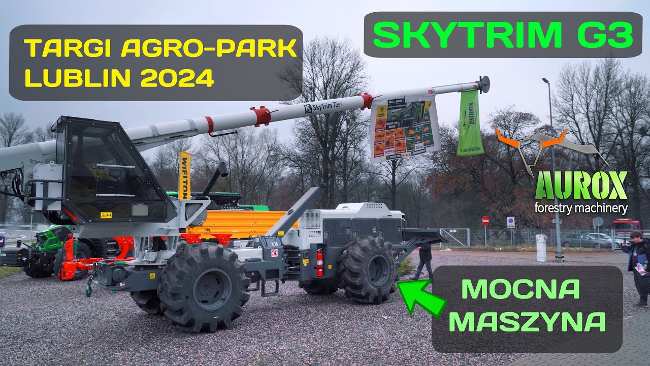 Kershaw&reg; SkyTrim 75 G3 - wystawa Aurox na AGRO-PARK 24 w Lublinie #maszynyrolnicze #maszynyleśne
