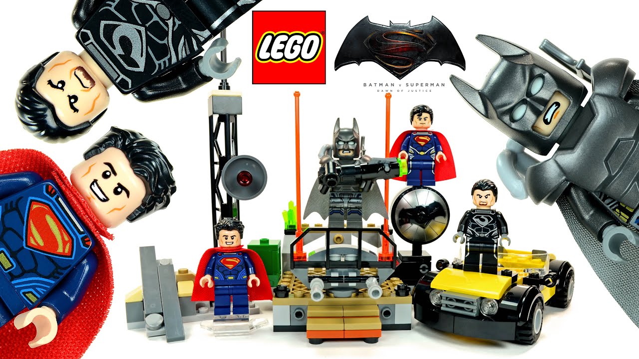 LEGO® 76044 Clash of the Heroes Superman v Batman & 76002 Superman Metropolis Showdown Official Set