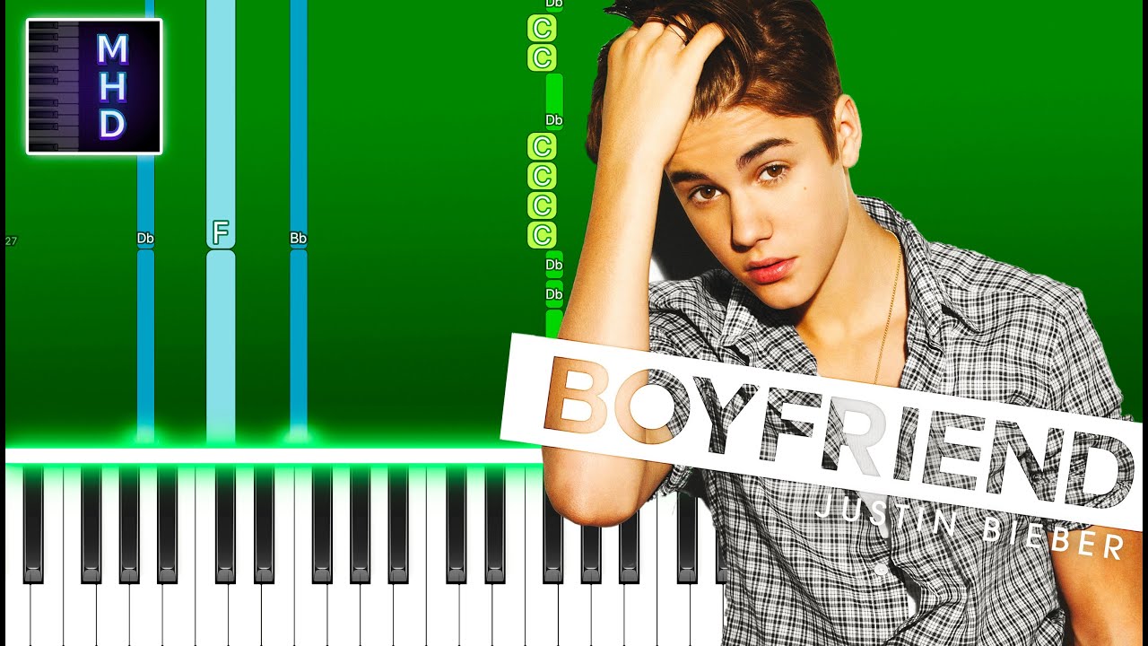 Justin Bieber - Boyfriend (Piano Tutorial Easy)
