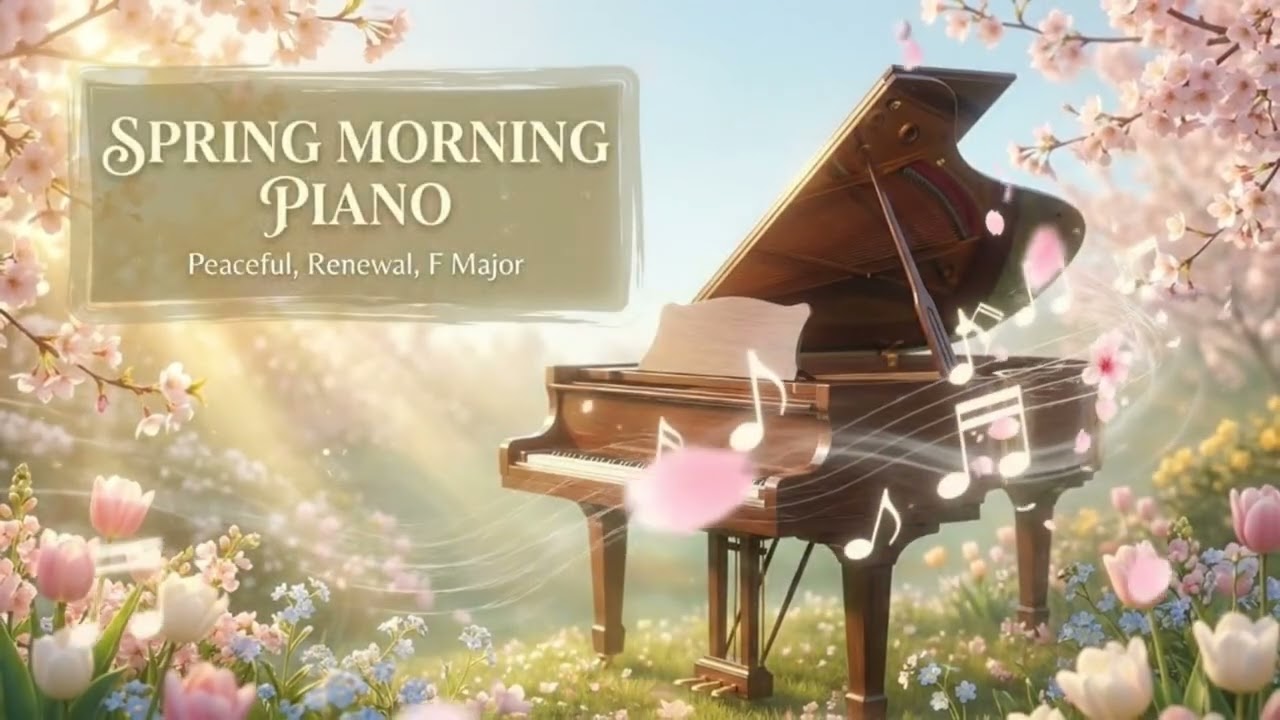 Morning Bliss Spring Awakening Refreshing Piano Music for Renewal, Growth & Positive Change