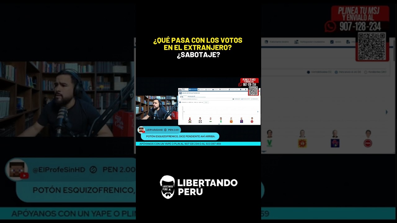 &iquest;QU&Eacute; PASA CON LOS VOTOS EN EL EXTRANJERO? &iquest;SABOTAJE?