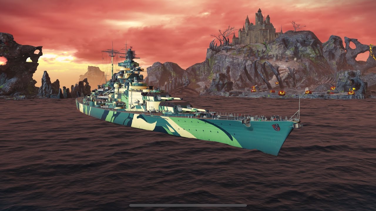World of Warships Legends BA Tirpitz #worldofwarshipslegends #wowslegends #bluearchive #tirpitz
