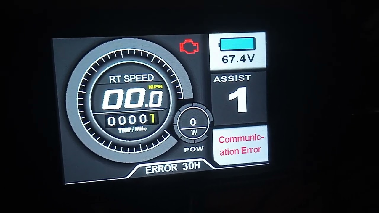 ukc1 display error code 30h