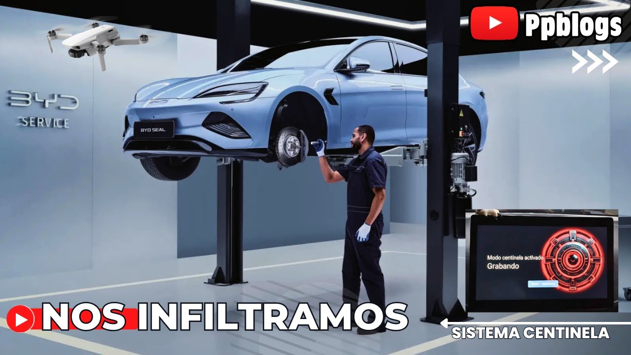 Me infiltré en el taller de BYD usando el modo centinela… y grabé TODO