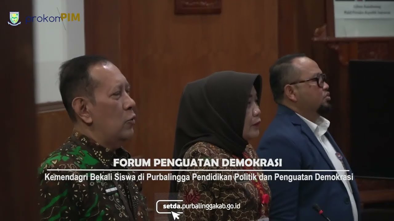 Kemendagri Bekali Pelajar Purbalingga Pendidikan Politik dan Penguatan Demokrasi