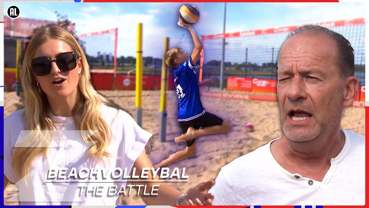 KEIHARD SMASHEN OP HET STRAND!🏐 | The Battle Beachvolleybal💥 | Zappsport