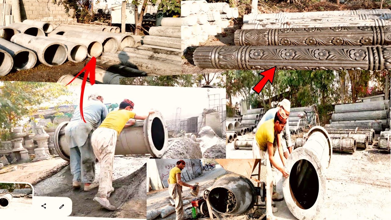 How to process big cement big size pipe 2022 | Working Experts