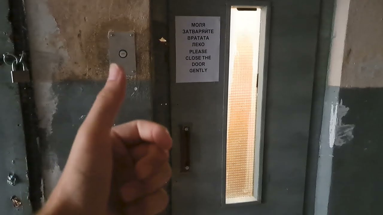 A typical elevator in Bulgaria