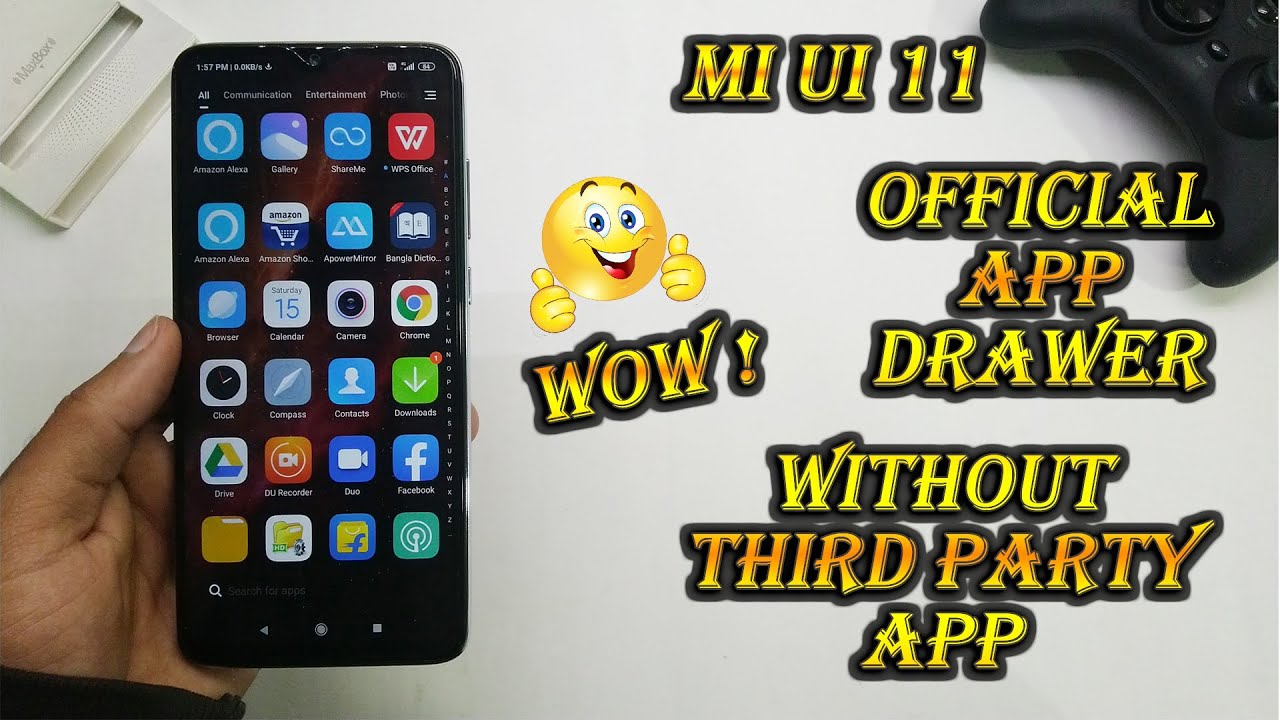 OFFICIAL Stable MIUI System APP DRAWER on Redmi Mobiles | New Update | Without any Third Party Apk