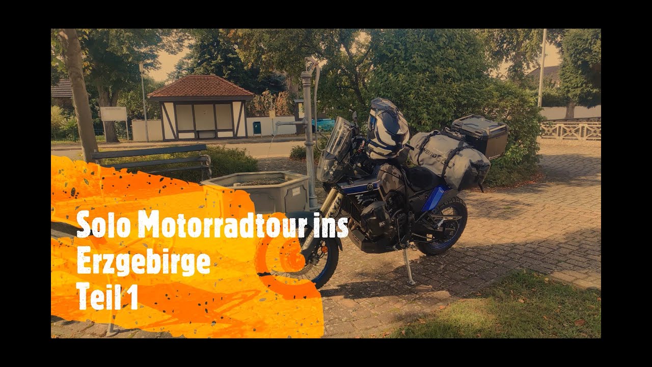 Solo Motorradtour ins Erzgebirge 2022 (Tenere 700) Teil 1/2