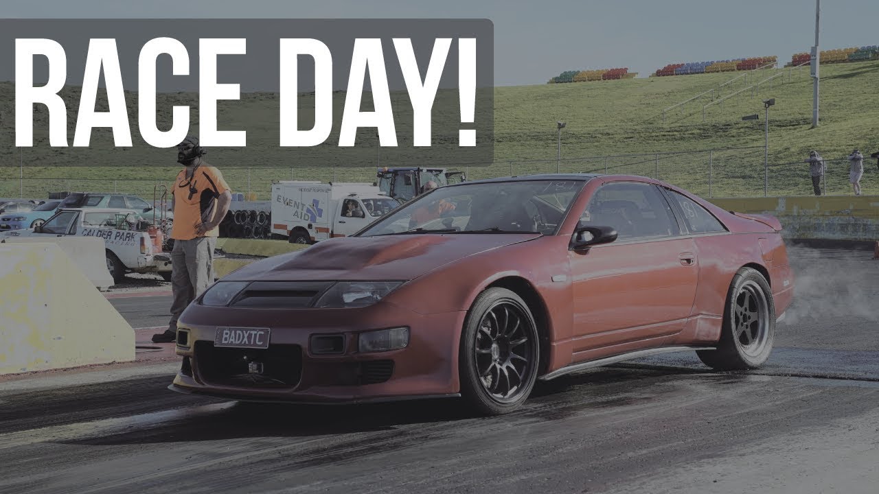 Racing the 300zx GTR R35 conversion! Only one in the world!