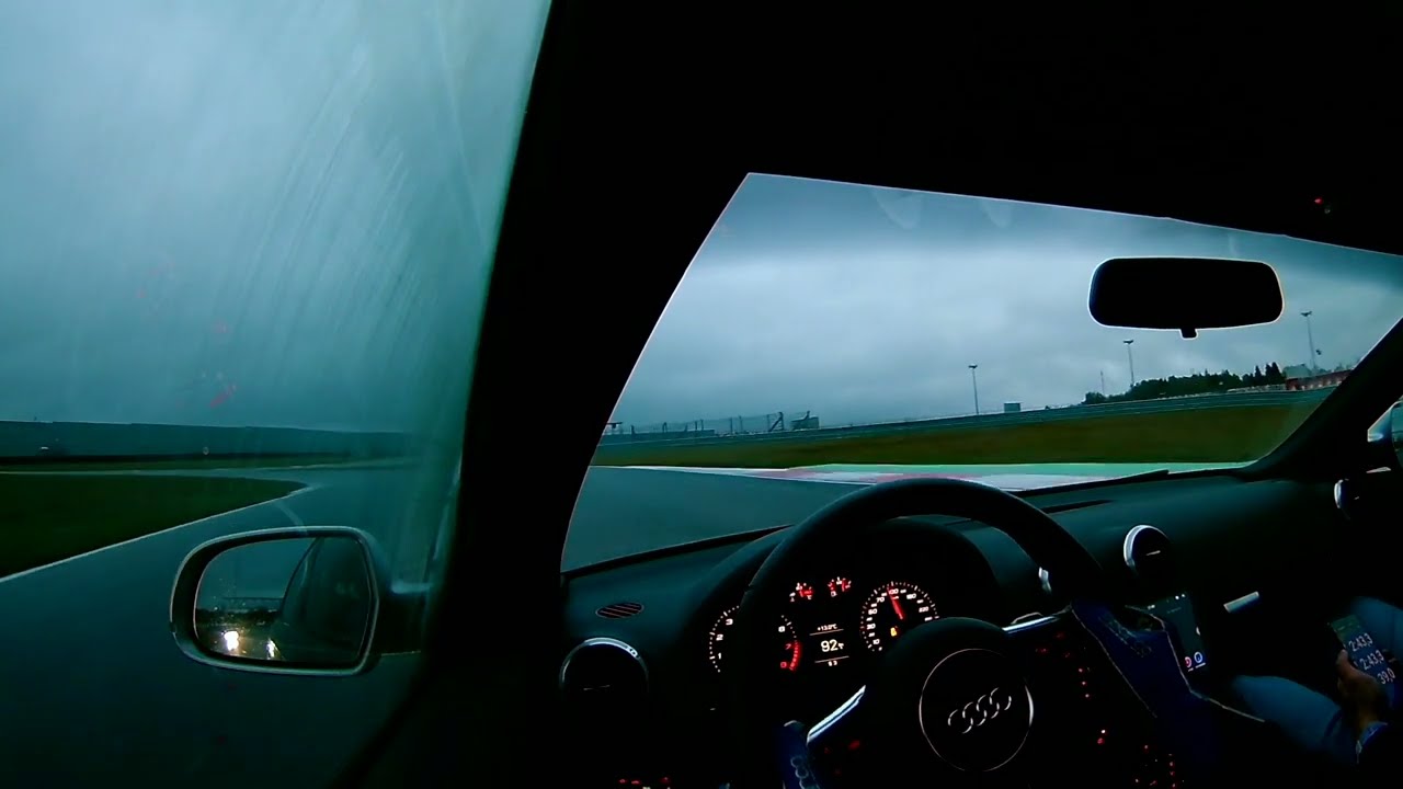 Audi RS3 Moscow Raceway Дождь! Onboard!  2:40с