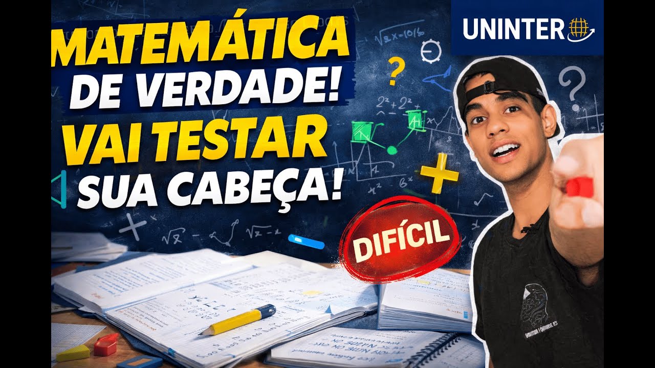 Esse é o nível de Matemática da Uninter