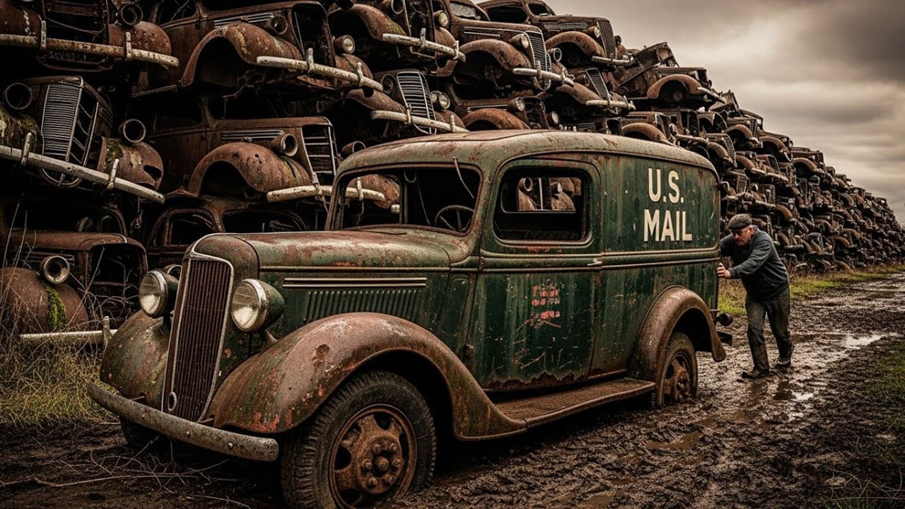 I Spent $1,500 on an Abandoned 1930s U.S. Mail Truck… Then Brought It Back to Life