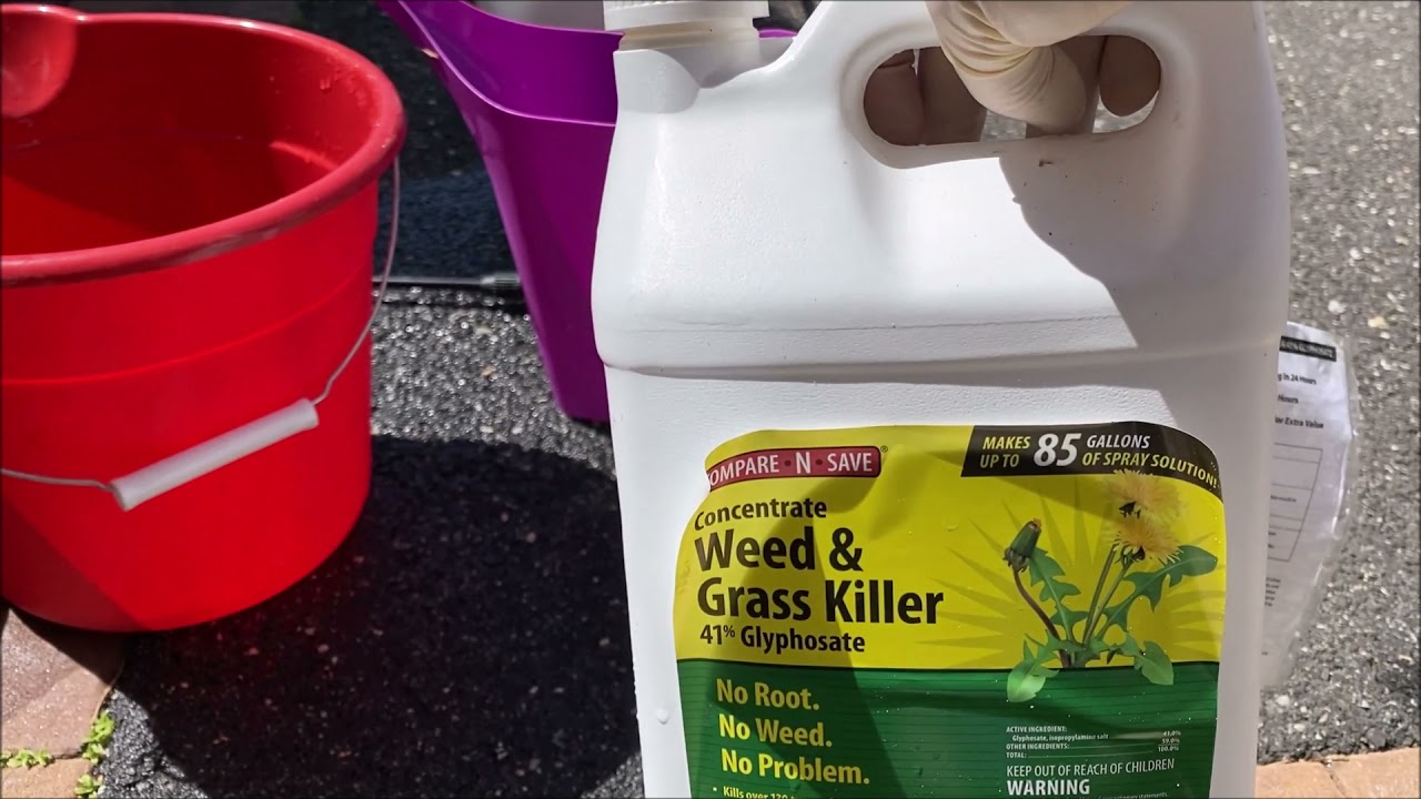 THE BEST WEED KILLER -  COMPARE - N - SAVE GRASS & WEED KILLER