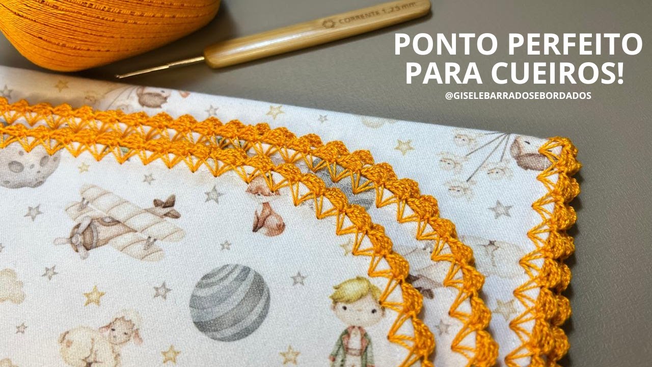 BARRADINHO DE CROCHÊ: VEJA COMO ESTE CUEIRO FICOU LINDO E APRENDA O PASSO A PASSO!