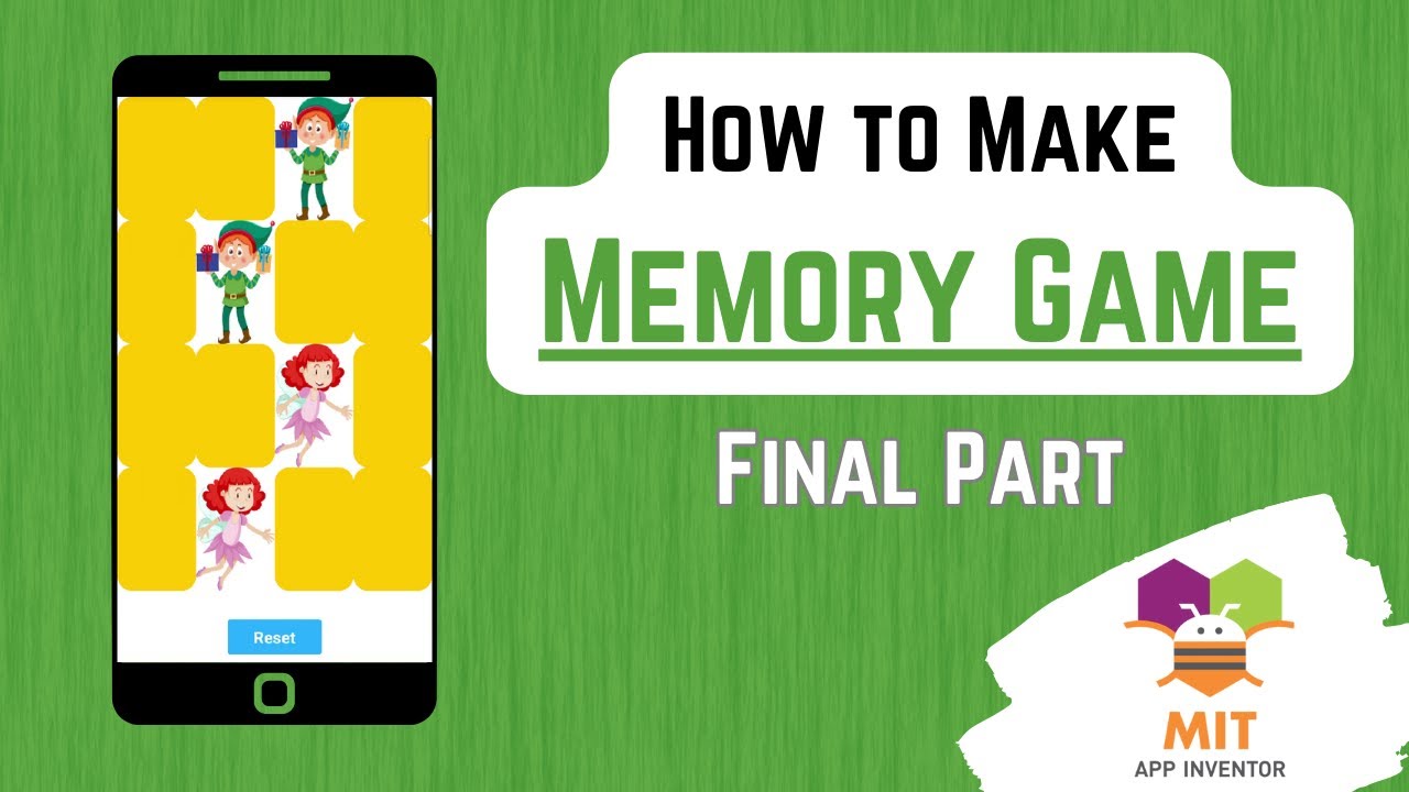 Memory Game App Inventor (Part 2) | Picture Matching Game |  Memory Game in MIT App Inventor