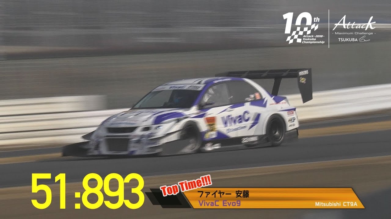 Attack Tsukuba 2018-0224●ファイヤー安藤【VivaC Evo9】