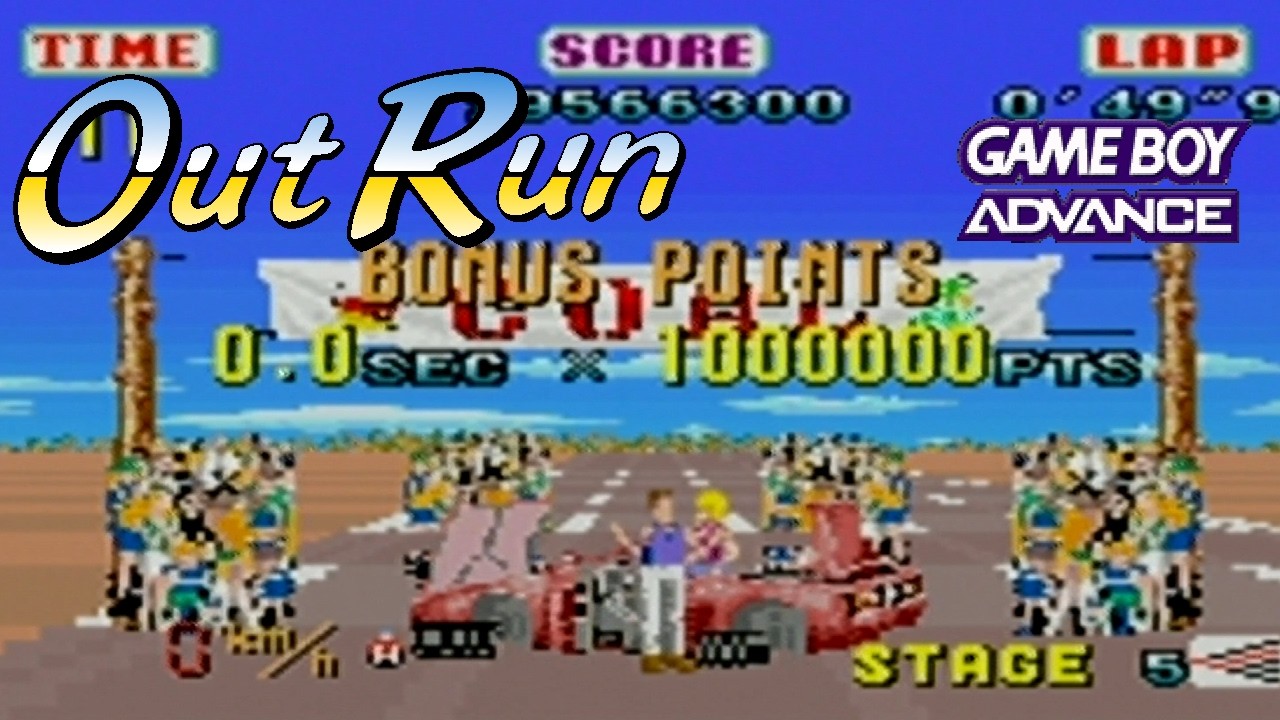 OutRun playthrough (Game Boy Advance, 1CC)