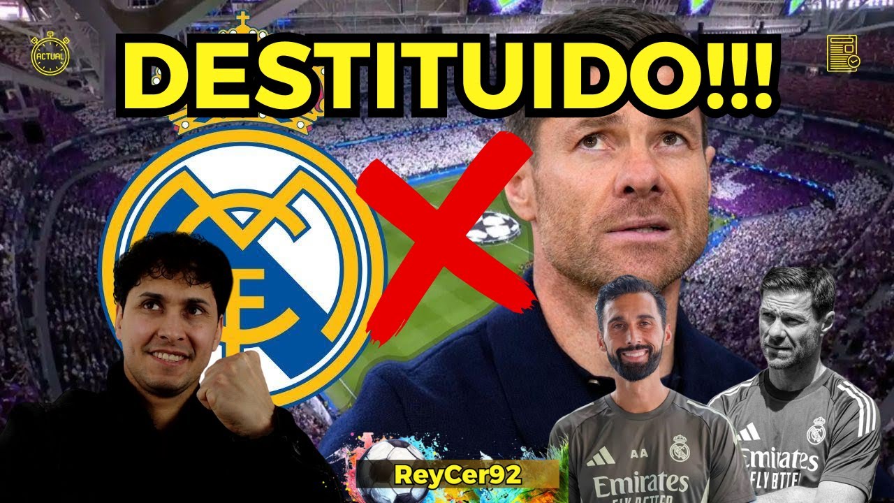 El Real Madrid destituye a Xabi Alonso. Alvaro Arbeloa el Elegido