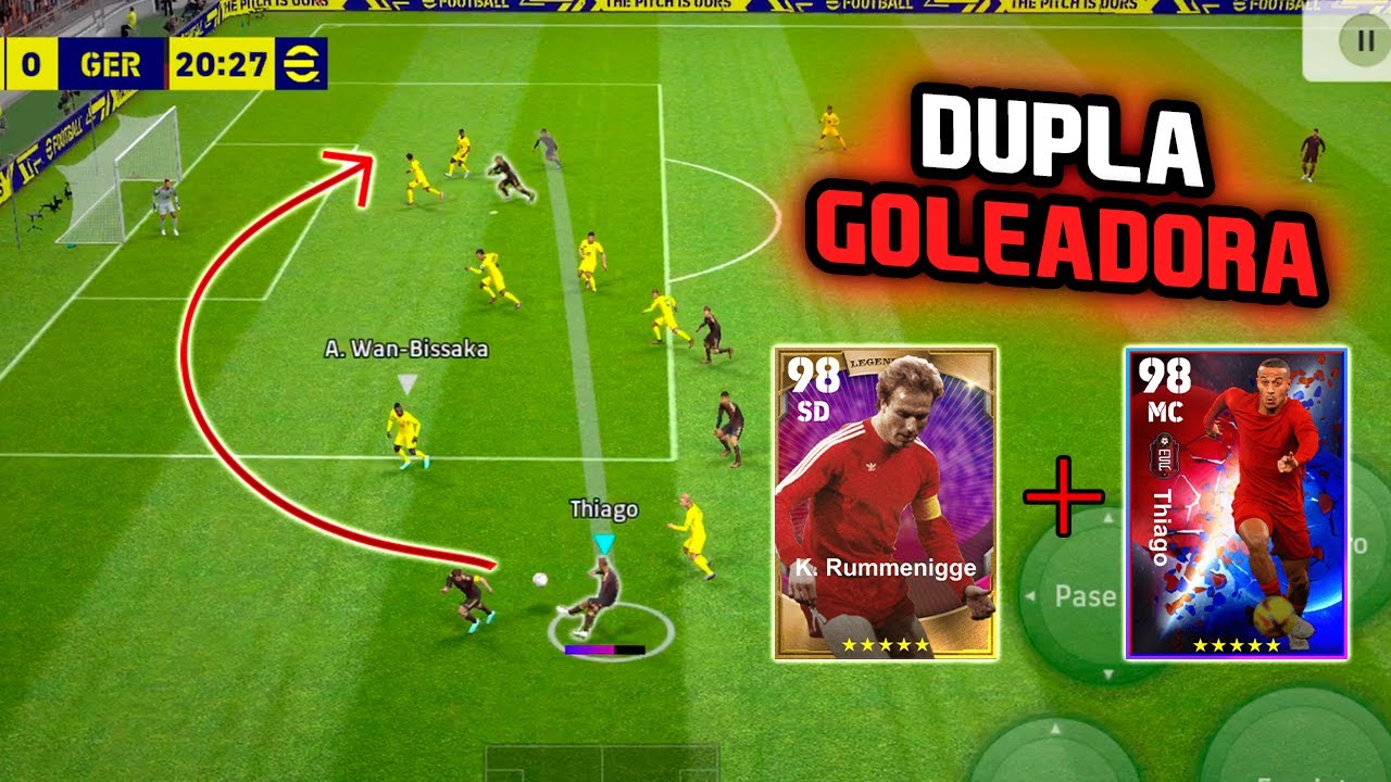 THIAGO y RUMMENIGGE GOLEAN a los RIVALES 🤩⚽ | Ranking #4 | EFOOTBALL 2023 Mobile