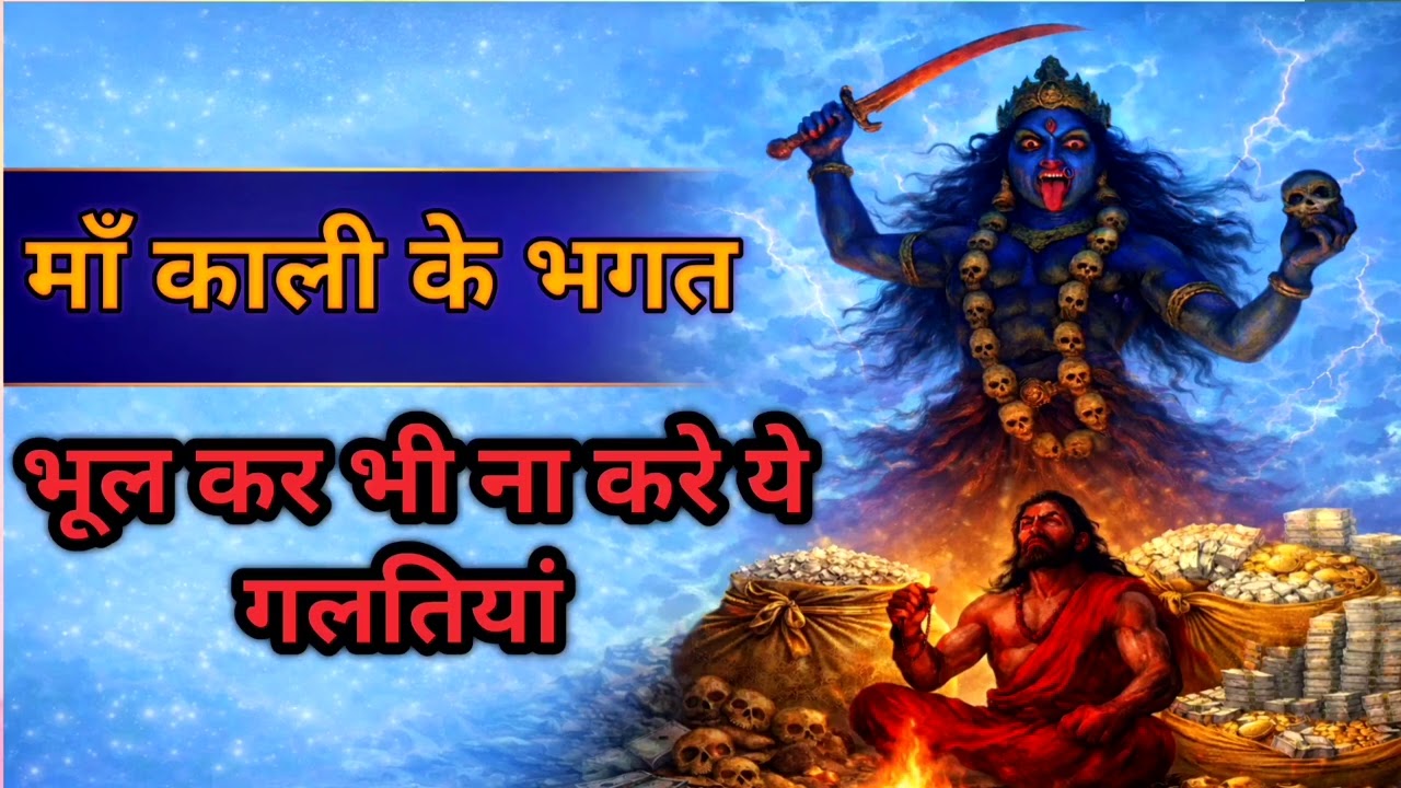माँ काली के भगत ( भूल कर भी ना करे ये गलतियां )#माता काली के ऐसे भोग जिससे माँ होती है प्रसन 