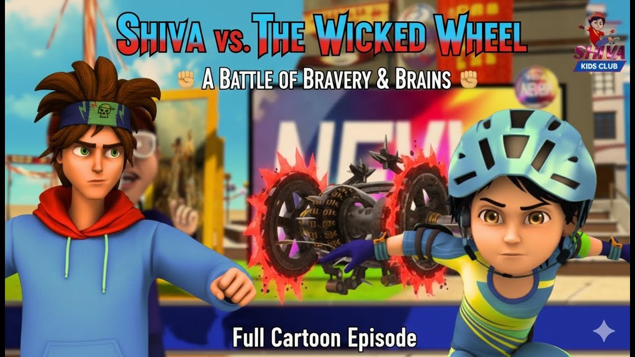 Shiva vs The Wicked Wheel 😈 | A Battle of Bravery & Brains 💪 | Full Cartoon Episode