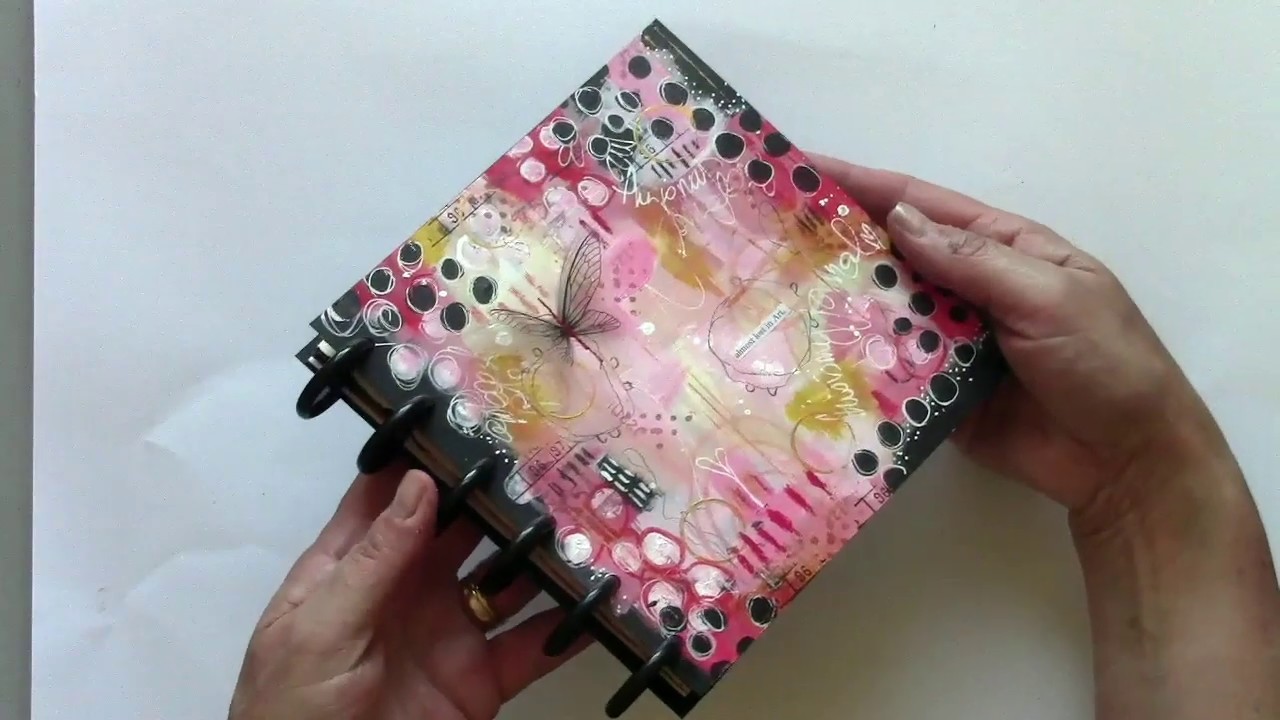 Making an Journal Cover with Grafix Opaque Black Craft Plastic