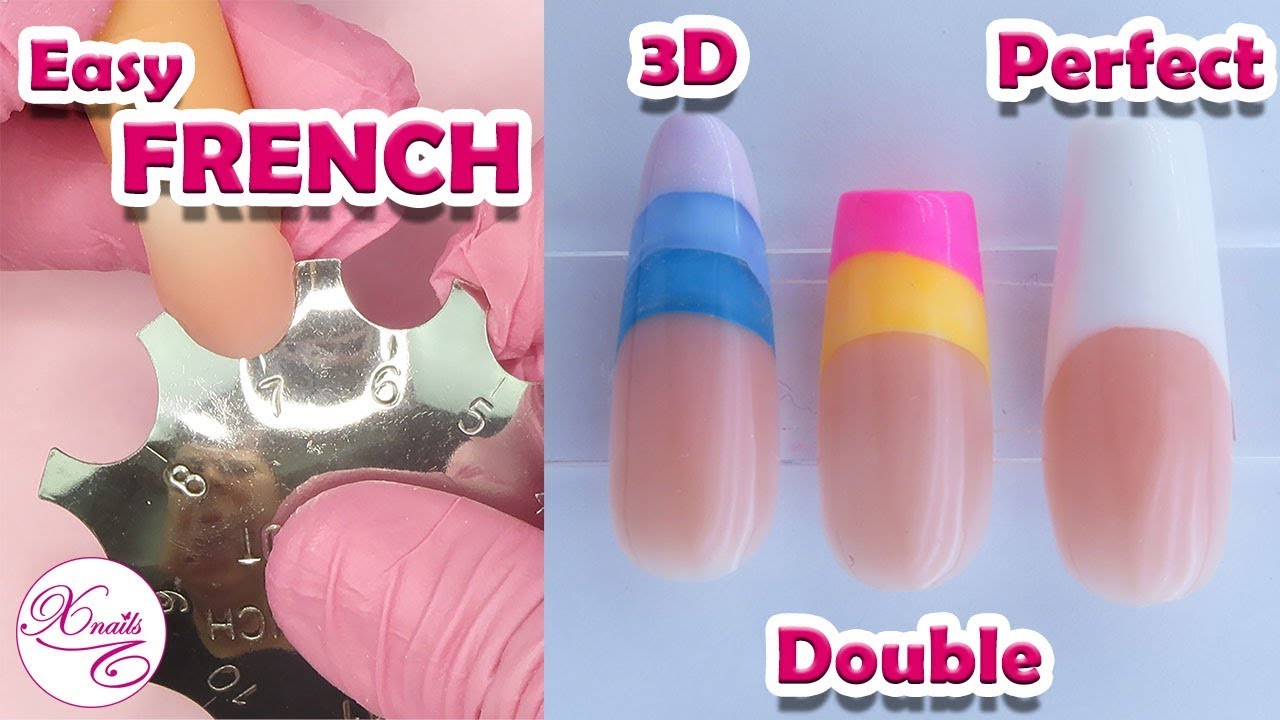 Uñas 3D French, DOUBLE French y PERFECT French 💅 con la Smyle Cut Nails / Xnails