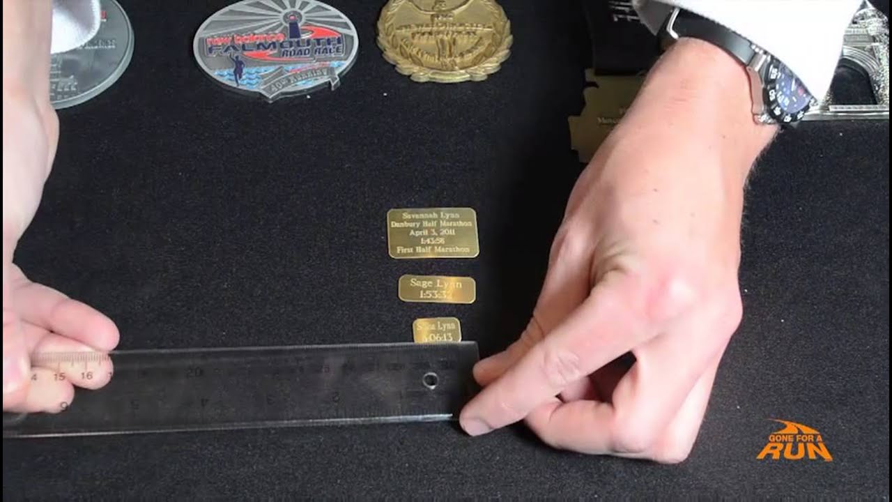 Engraved Medal Plates For Your Medals | RaceSTATS