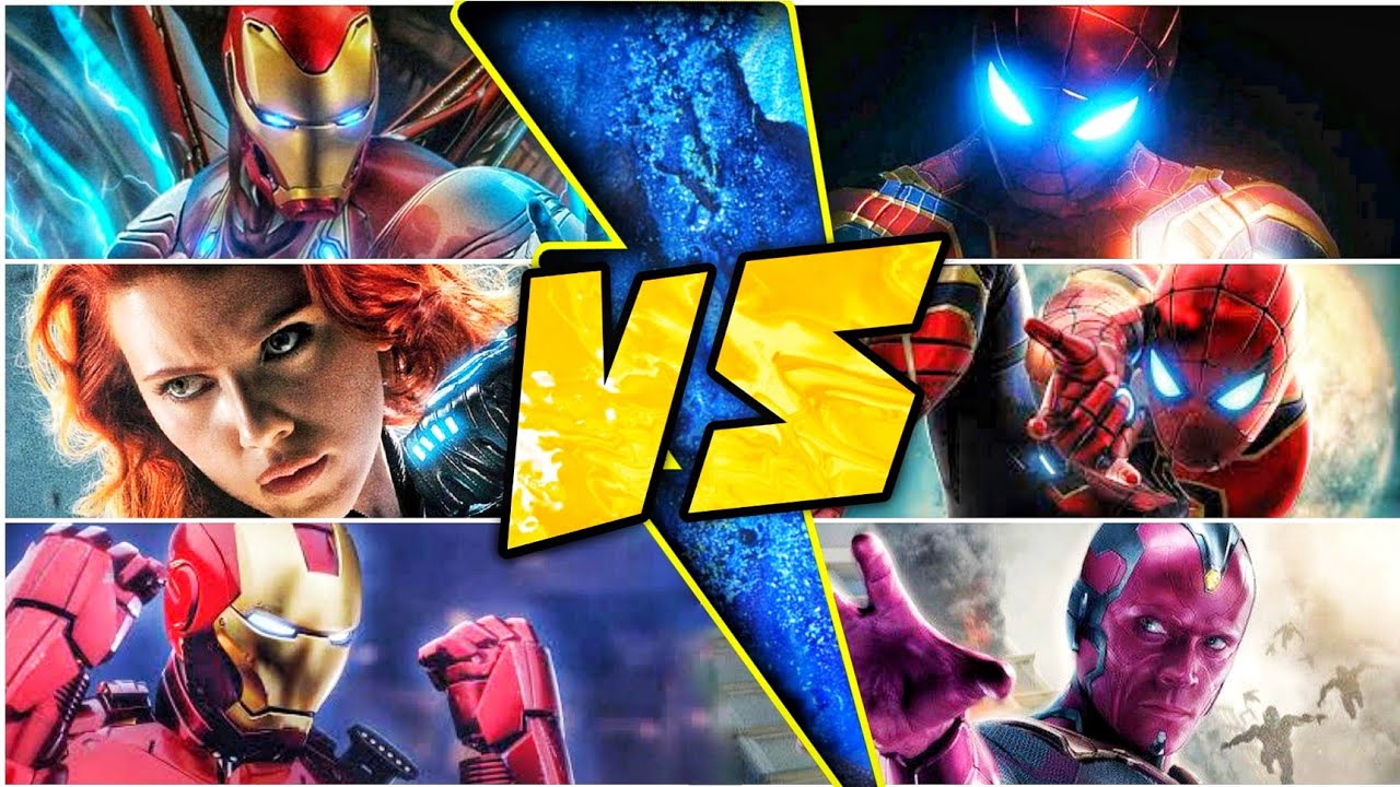 Jarvis vs Edith,Spiderman vs Black widow,Ironman vs Vision(Sunday with Superbattle)Explain in Hindi