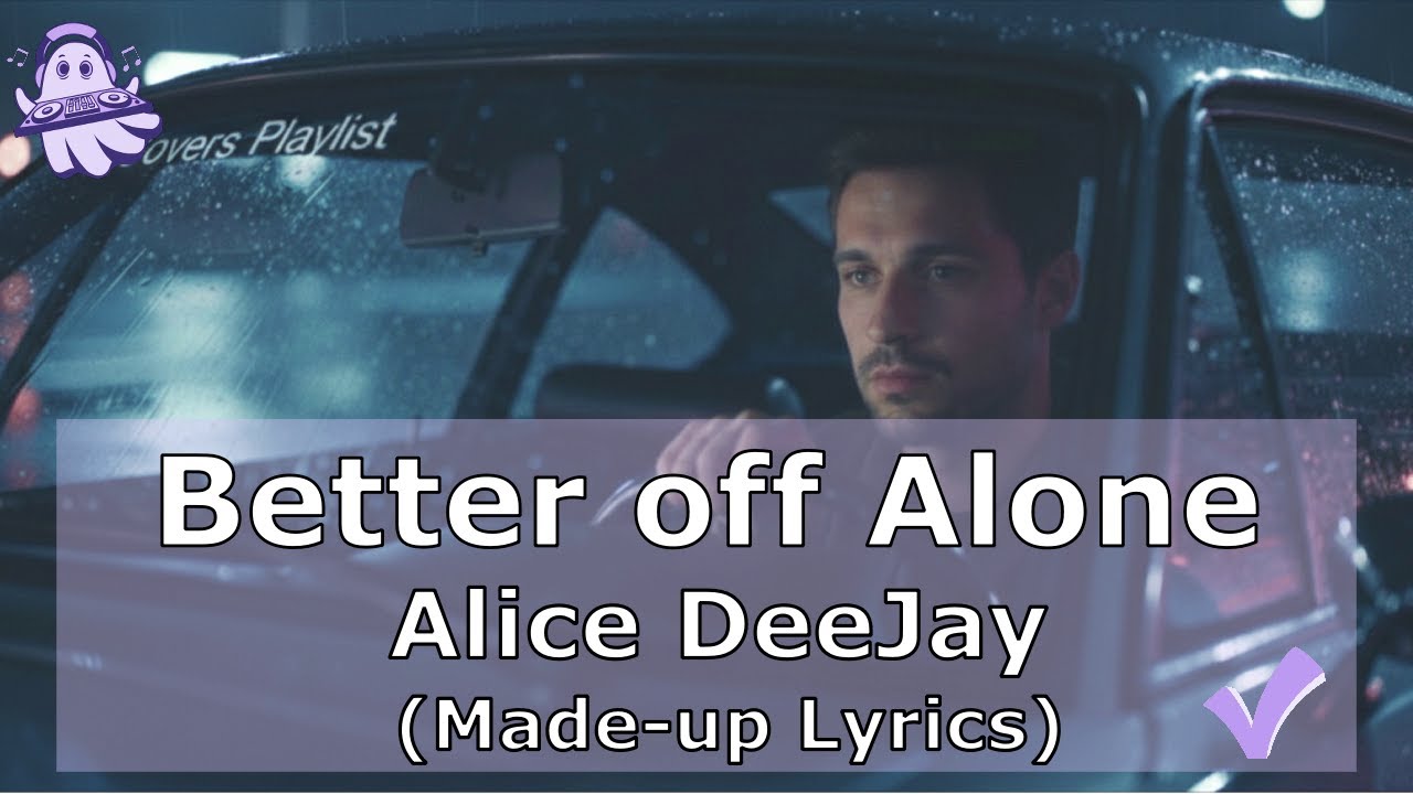 Better Off Alone (80s Synthwave Cover) | Male Perspective, New Lyrics