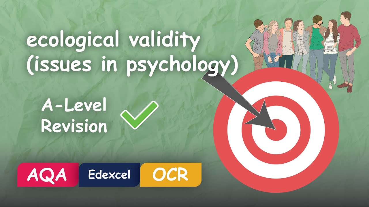 Ecological validity (Psychology Issues Explained) #Alevel #Revision