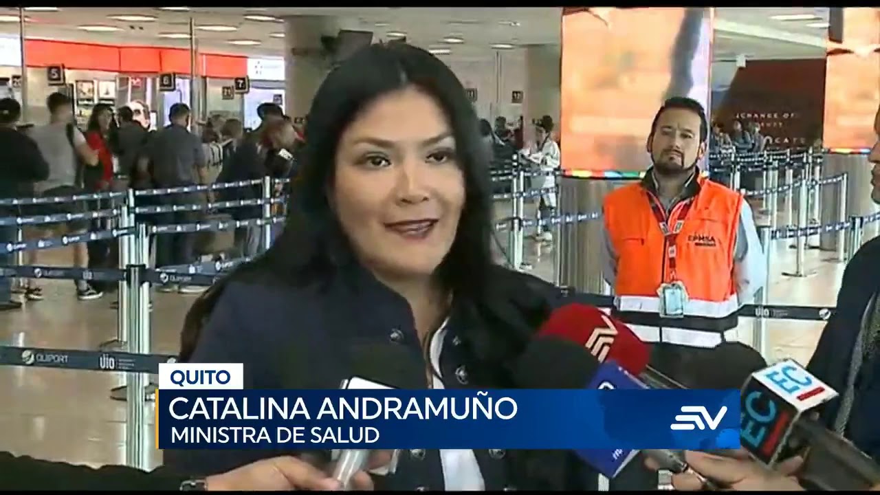 Refuerzan medidas sanitarias en aeropuerto de Quito