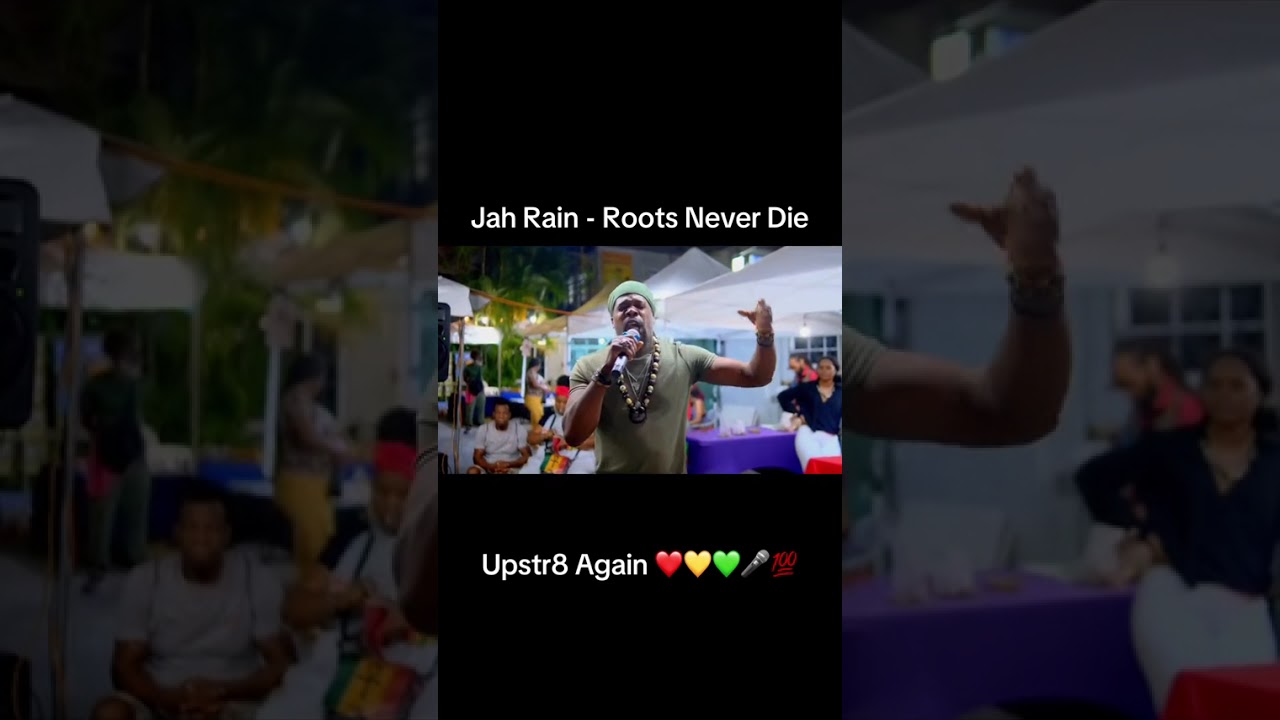 Jah Rain - Roots Never Die (Live at the Kingston Night Market) 