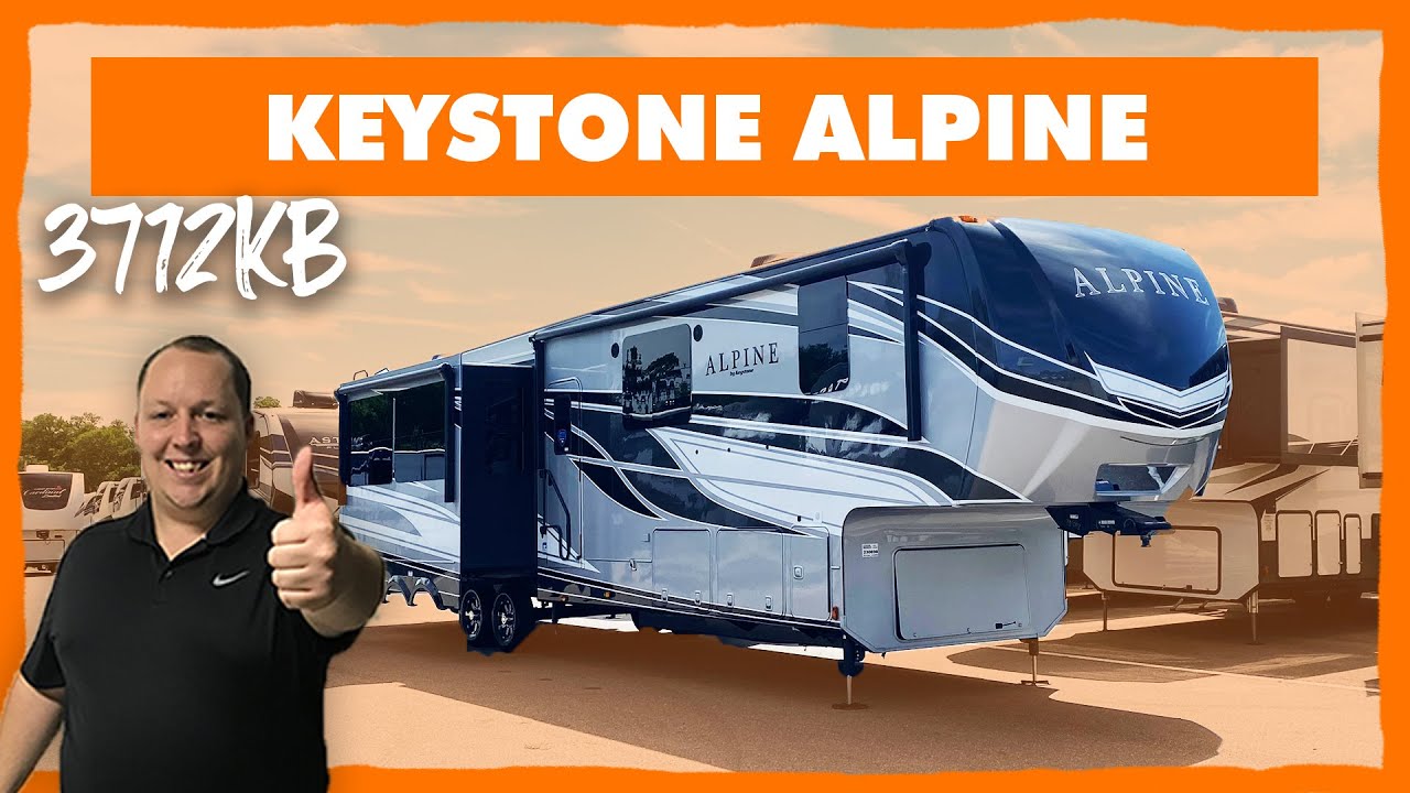 Fullbody Paint Luxury Fifth Wheel Will BLOW YOU AWAY! Alpine 3712KB