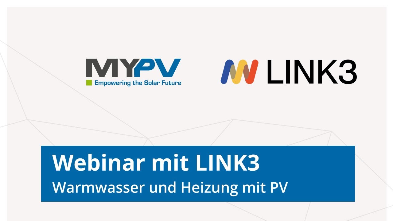 Partnerwebinar my-PV / LINK3
