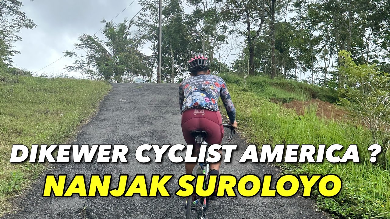 CYCLIST AMERICA PENASARAN GOWES NANJAK SUROLOYO ! AUTO KEWER ?