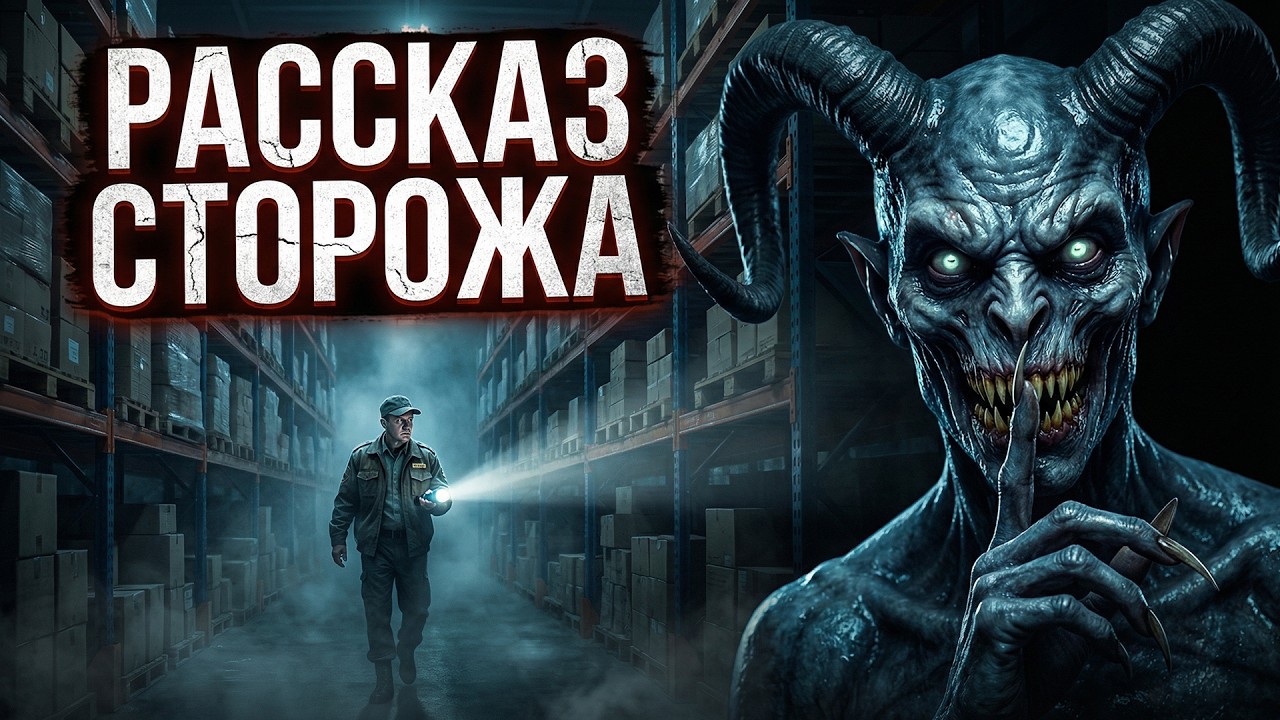 РАССКАЗ СТОРОЖА! Страшные истории на ночь