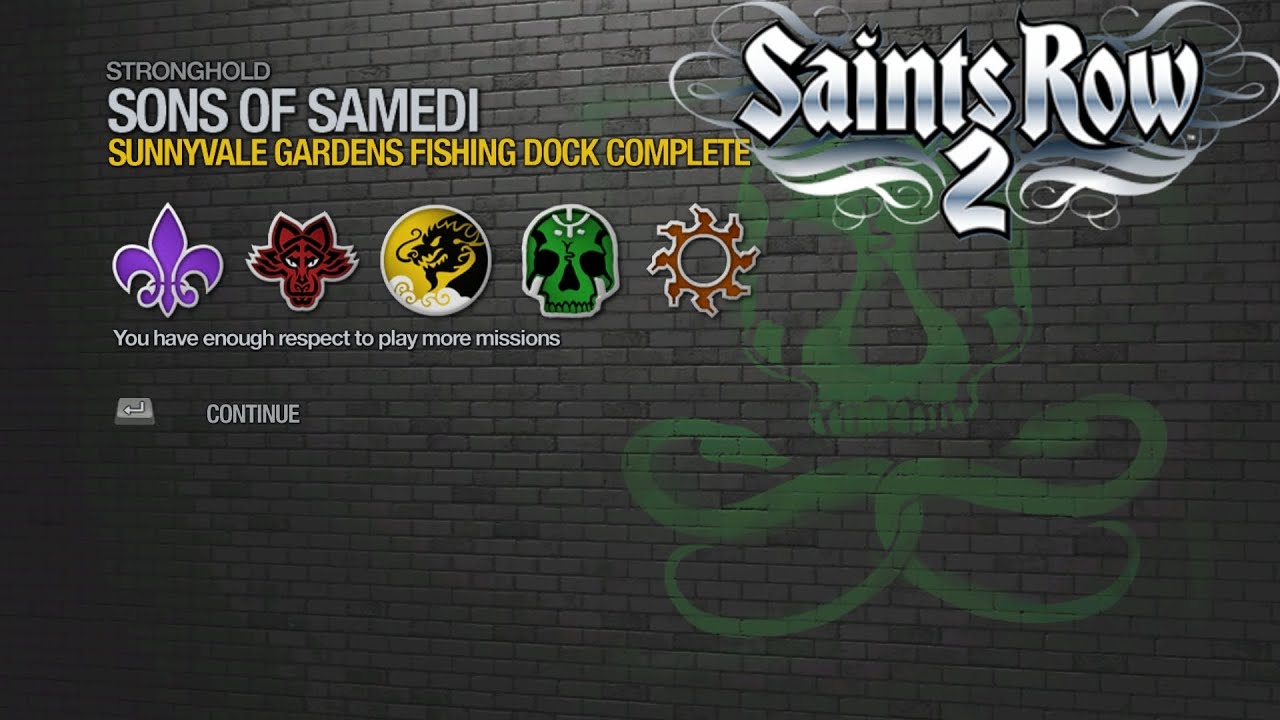 Saints Row 2 - All Samedi Strongholds (1080p60fps)
