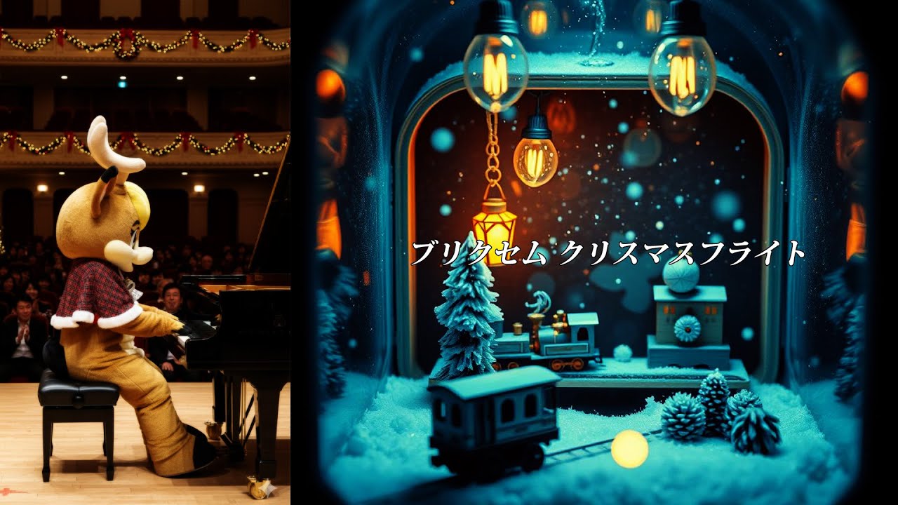 ♬BGM// 『ブリクセム クリスマスフライト原曲版』ピアノとオルゴール