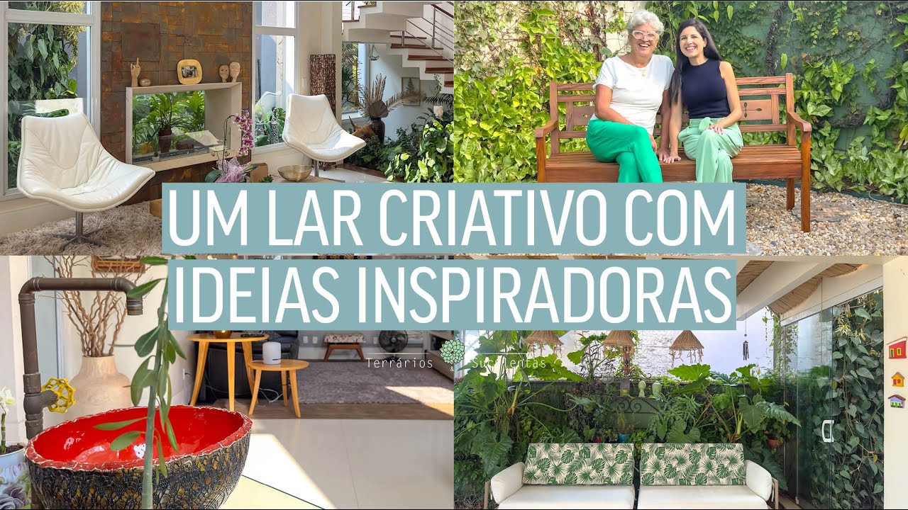 Paisagismo Incrível e Artes: Uma Casa que Transborda Criatividade e Vida no Jardim 🌺🏡