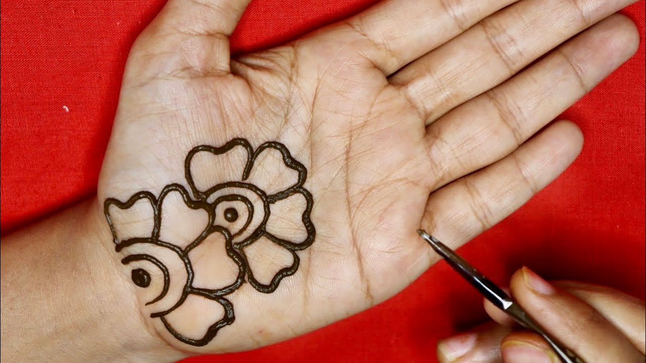 Easy Simple Mehndi Design For Front Hand | आसान शेडेड अरेबिक मेहंदी डिज़ाइन लगाना सीखे | Mehndi