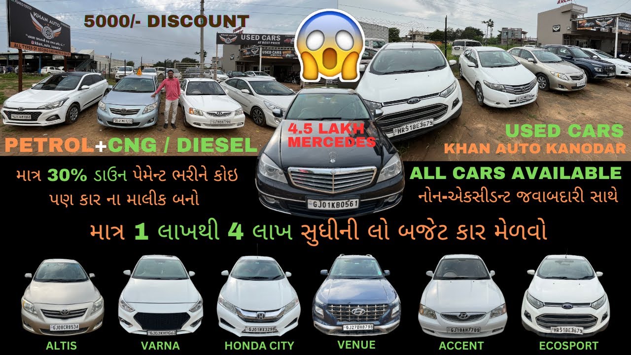પાલનપુરમાં માત્ર 1 લાખમાં* કાર મળસે | Secondhand Cars હવે આપણાં બનાસકાંઠામાં | Low Budget |Carmarket