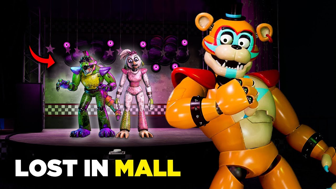 CAN I ESCAPE FROM THESE ANIMATRONICS? | FNAF SECURITY BREACH